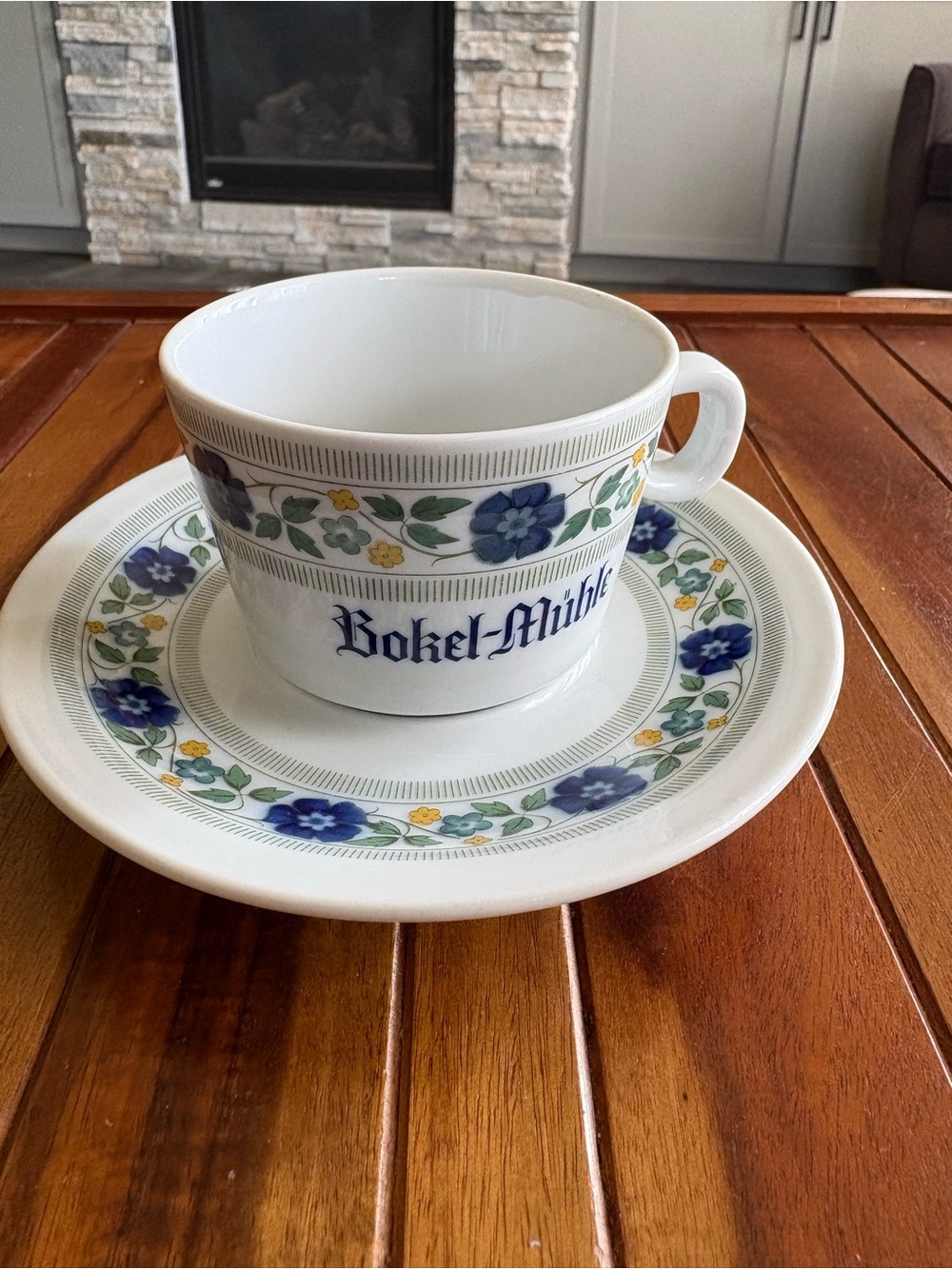 Vintage Seltmann Weiden Bokel-Mühle Hotel Cup Saucer W Germany Praktica